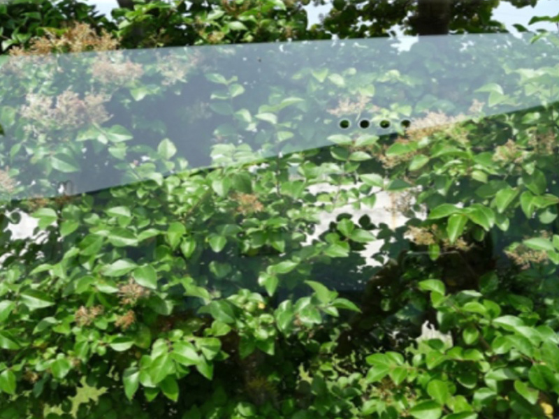  背板钻孔钢化玻璃